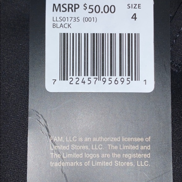 💕THE LIMITED⭐️NEW Tailored SHORT Black - Picture 5 of 8